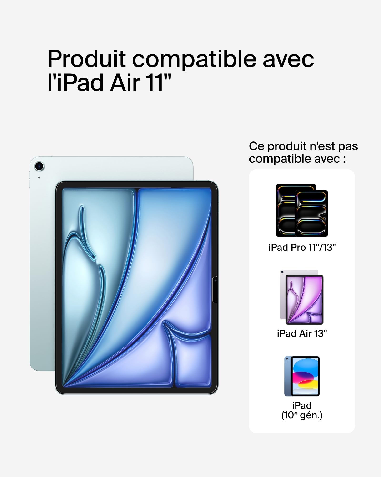 Image secondaire de Protection d'écran en verre trempé Belkin pour iPad Air 11