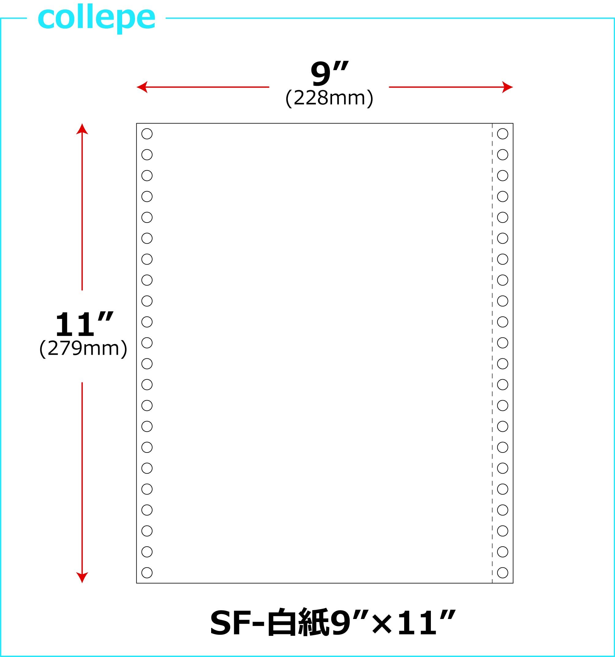 Amazon | 連続伝票用紙 白紙 9×11インチ (1P 2000枚) | 各種伝票