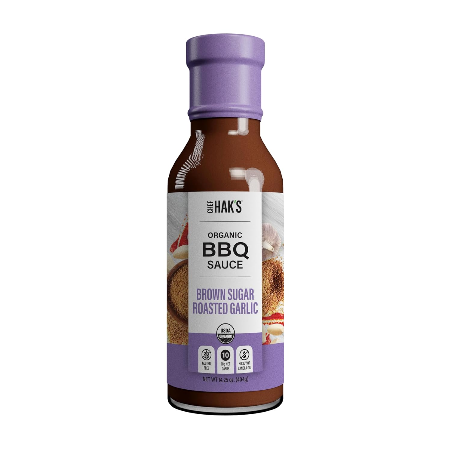 Hak’s Organic BBQ Sauce - Great For Chicken, Ribs, Wings, Brisket, Steak & More - Smoked Maple Mustard, Chipotle Bourbon, Brown Sugar (Variety Pack)