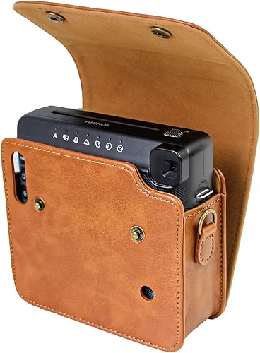 Miniatura 2 de Rieibi Funda cuadrada SQ6, funda protectora para cámara instantánea Fujifilm Instax Square SQ6, funda compacta de piel sintética con correa de