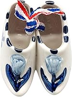 Vista 1 de Dutch Shoes - Imán de regalo con tulipán en relieve (2.5 pulgadas)