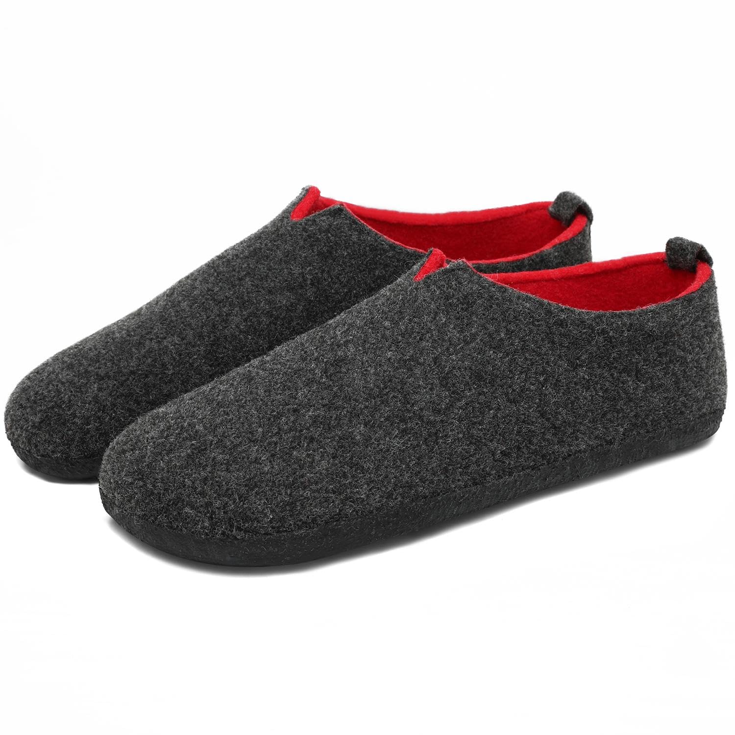 Mishansha Pantofole in Feltro Lavabili e Antiscivolo Ciabatte da Casa, Unisex 36-47