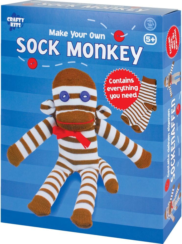 Tobar 13037 Make Your OWN Sock Monkey, Mixed