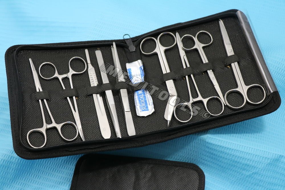 19 PCS Medical Students Anatomy Biology Dissection Kit with Case-for All Purpose