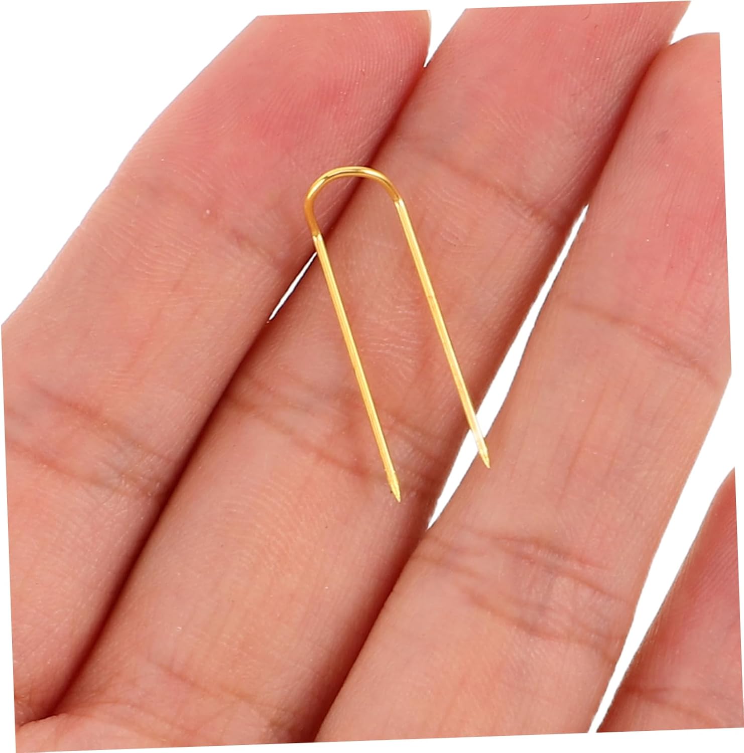 100pcs U Shaped Blocking Pins for Sewing and Quilting Durable Hand Sewing Needles Portable Case for DIY Crafts Jewelry Displays and Home Decor