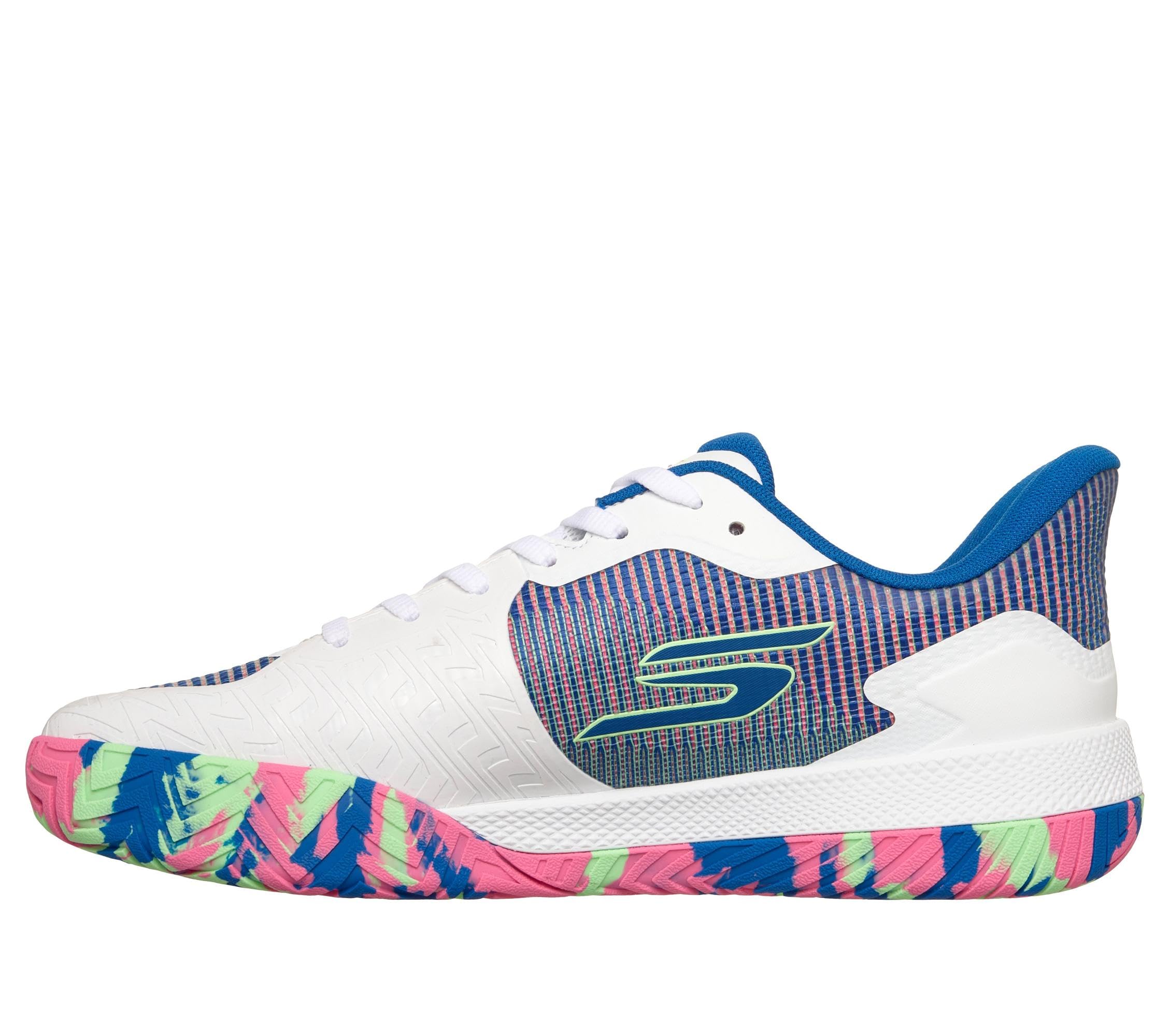 Skechers Viper Court Rally Performance Pickleball - Zapatos Deportivos para Hombre, de Malla, de Piel, para Entrenamiento, para Interiores