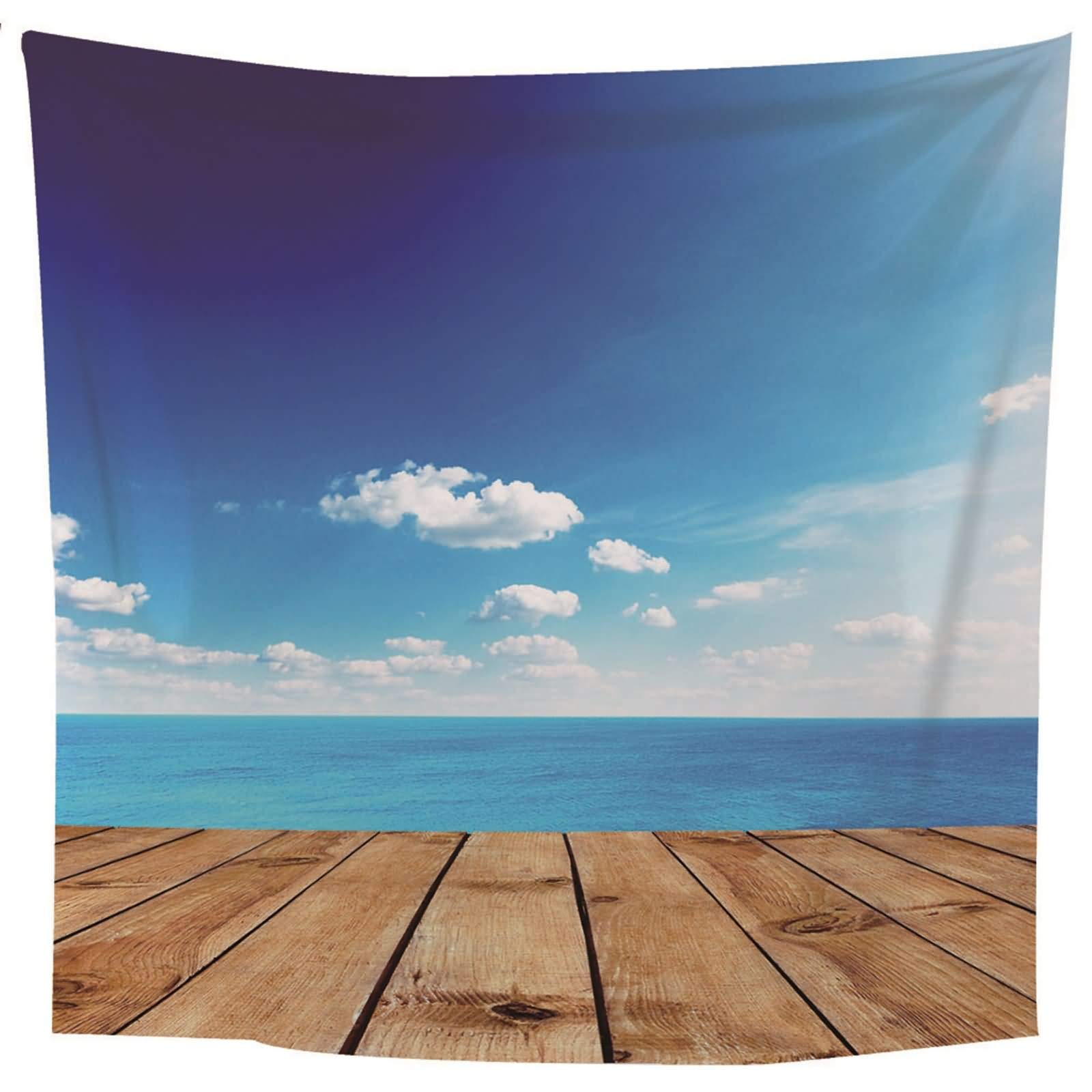 Tapisserie murale océan bleu pour créer une ambiance vacances dans votre chambre