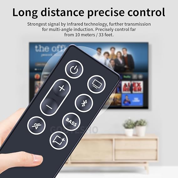New Replacement Remote Control for Bose TV Speaker/Bose Solo Soundbar Series II