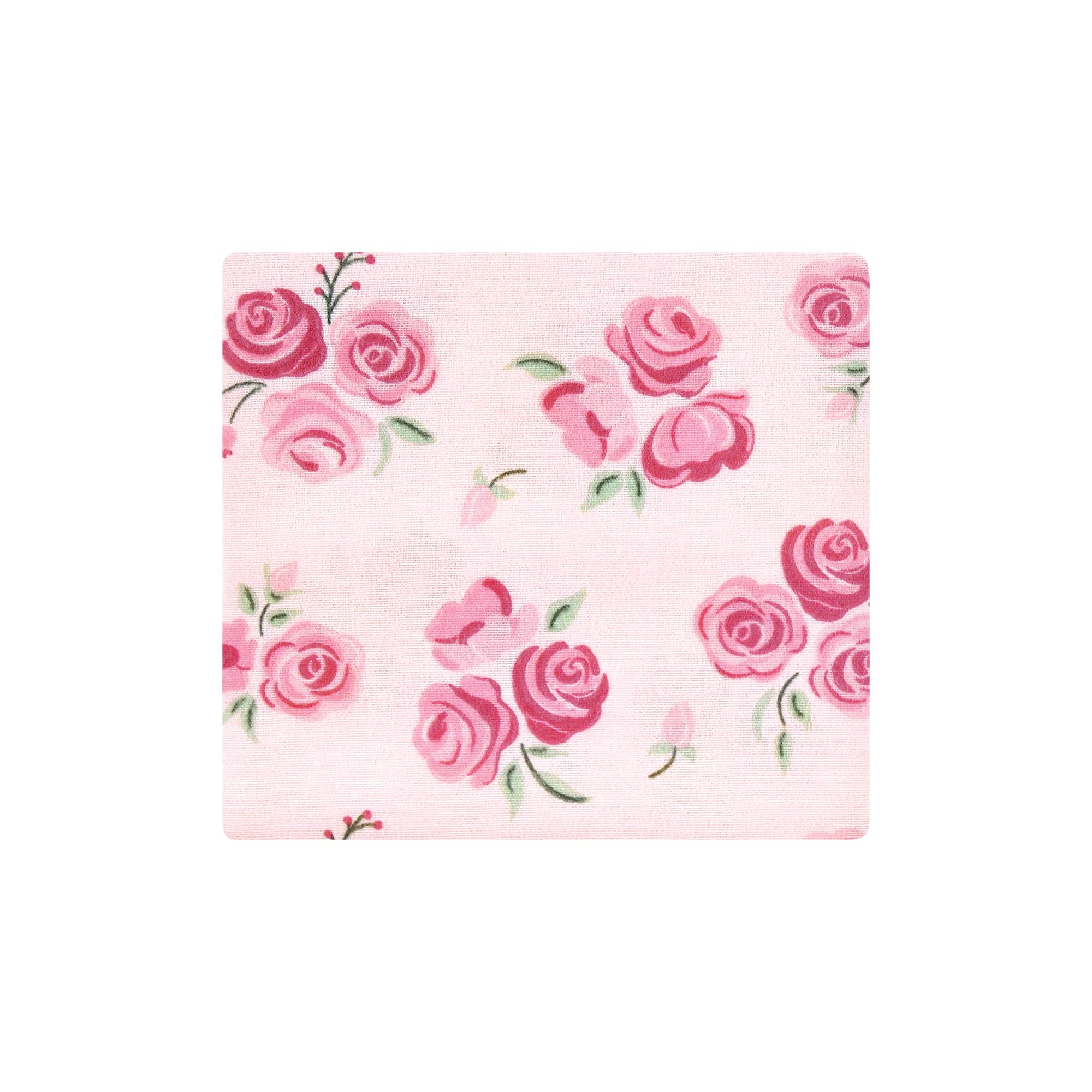 Hudson Baby Unisex Baby Cotton Flannel Receiving Blankets, Blush Rose, One Size