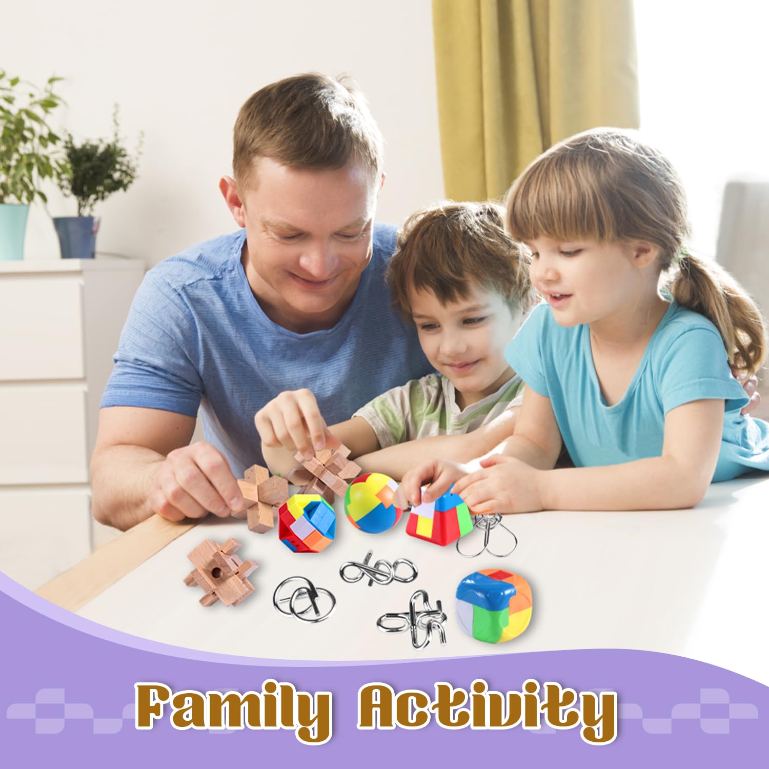 Amazon.com: Femicgal Brain Teaser Puzzles for Adults and Kids