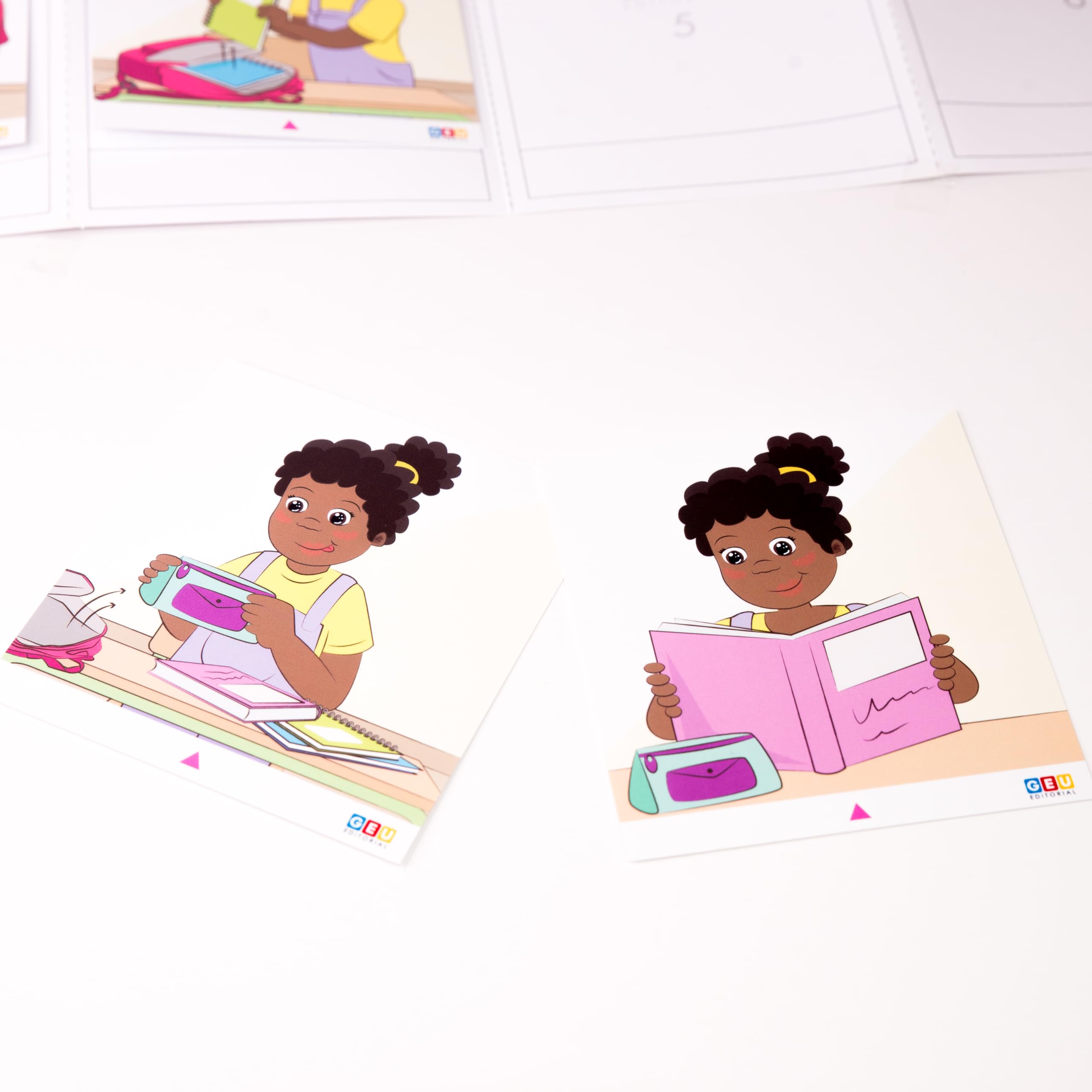 Rutinas Diarias Niños | Juegos Autismo | Material de Logopedia para Comprender las Rutinas, Actividades y Eventos del día a día | Secuencias del día a día - Editorial GEU