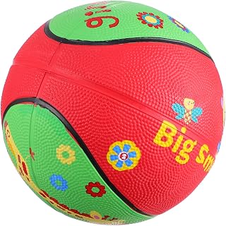 Toyvian 1 PC A Bola Desenhos Animados Bola De Borracha Brinquedo De Educação Precoce Brinquedo Educacional Brinquedo De Bola Prática Adorável Brinquedo De Bola Mini Aros De Basquete