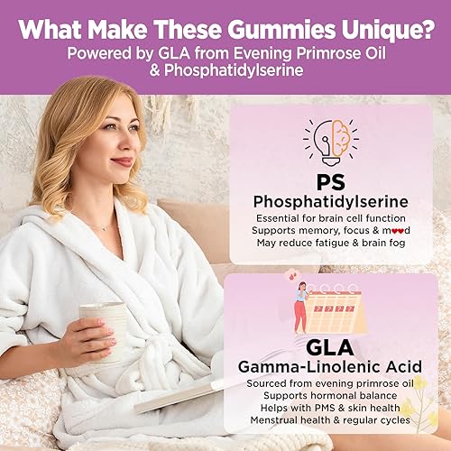 Miniatura 2 de Gomitas veganas con omega 3 de mio-inositol y D-Chiro Inositol para mujer