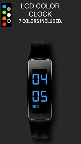 24/12 Lcd Clock For Gear Fit #TOP4
