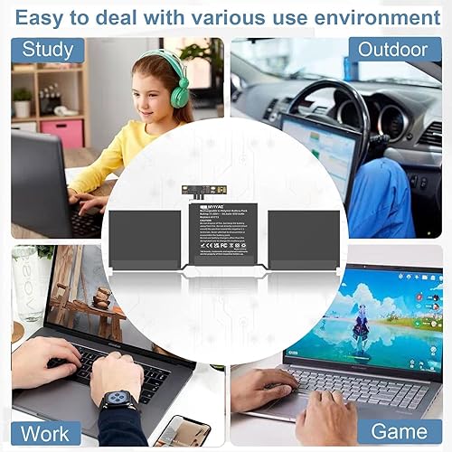 Miniatura 5 de Batería de repuesto A1713 A1708 para Apple MacBook Pro de 13 pulgadas, A1708, finales de 2016, mediados de 2017, versión EMC 3164 2978