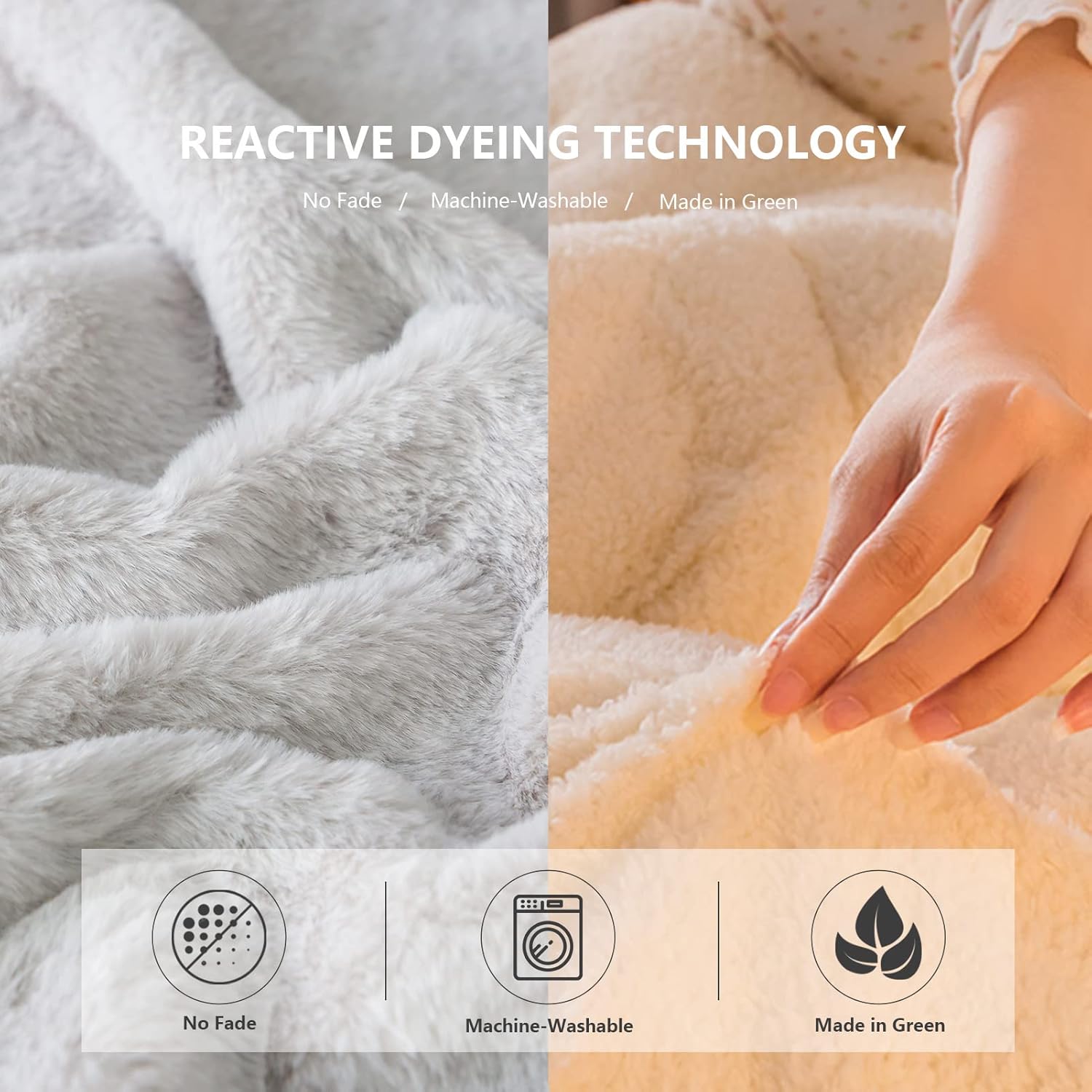 COTTEBED Warm Sherpa Flannel Bedding Throw Blankets for Twin Bed,Reversible Ultra Plush 580GSM,Soft Comfy Fluffy,Winter Fleece Blanket Chair Sofa Couch Living Room (Light Grey,66"x90")