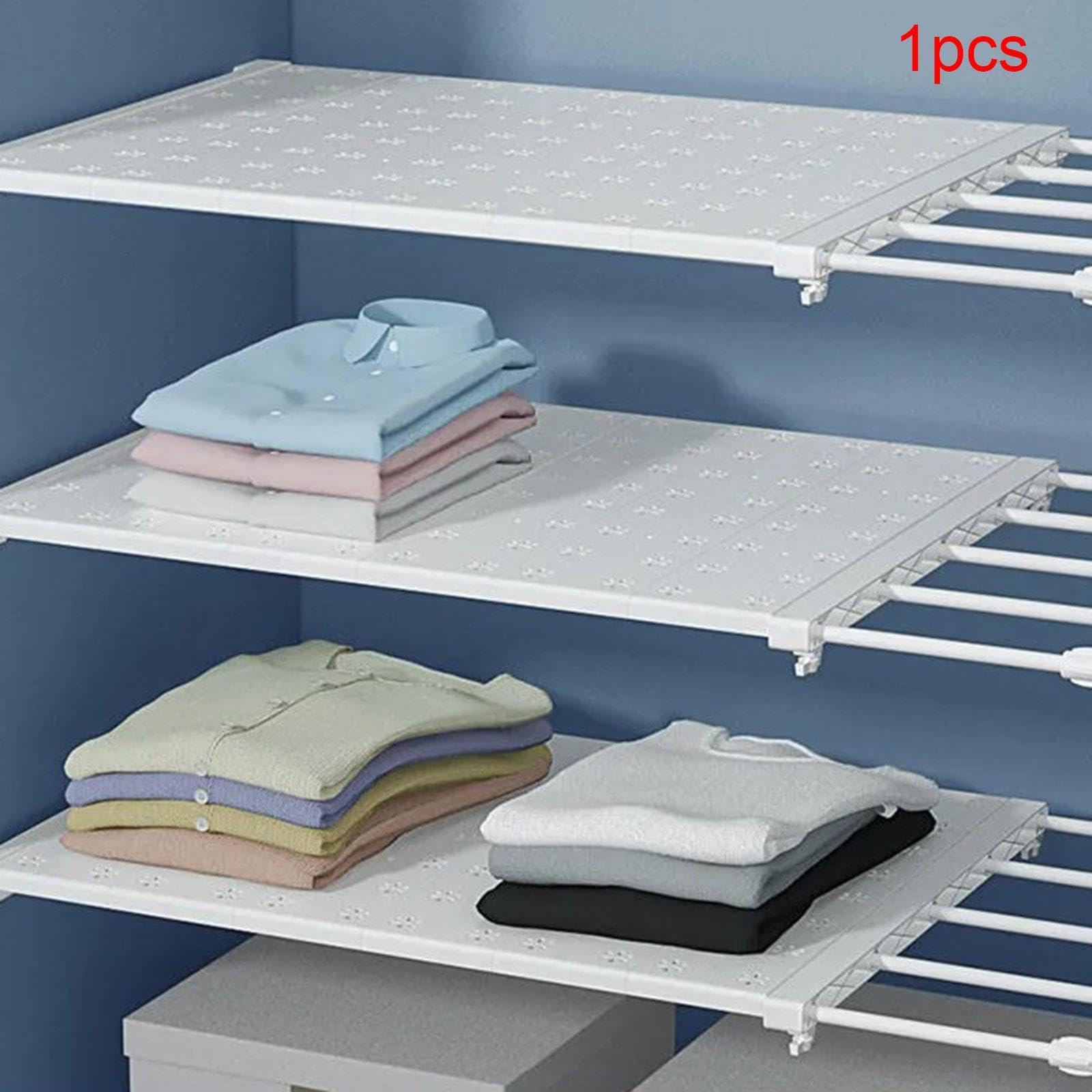 Qianly Schubladenteiler Modularer Organizer Erweiterbare Trennwand rutschfeste Pads Einfache Anbringung für Badezimmer Küche Studentenunterkunft, 30 bis 40 cm