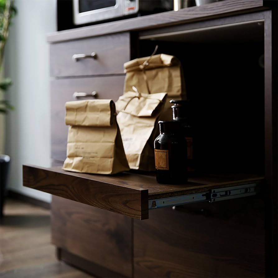 国産食器棚 スリム食器棚 79cm幅 - 家具専門店どあどあ(西山商店)