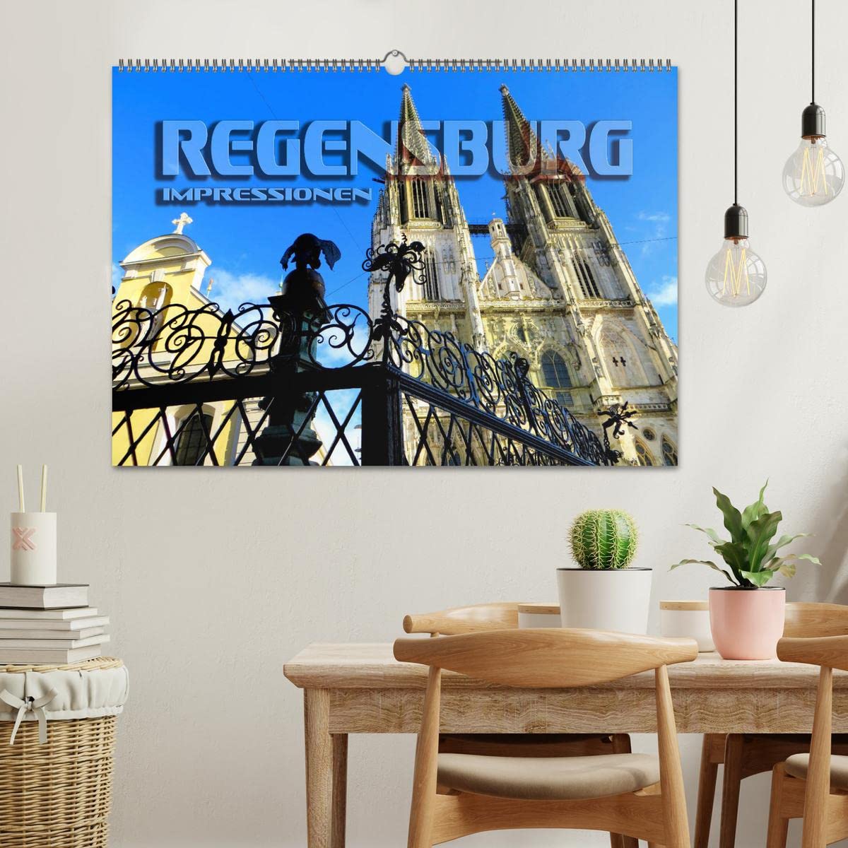 REGENSBURG - Impressionen (Wandkalender 2026 DIN A2 quer), CALVENDO Monatskalender: Stimmungsvolle Bilder einer historischen Stadt (CALVENDO Orte)
