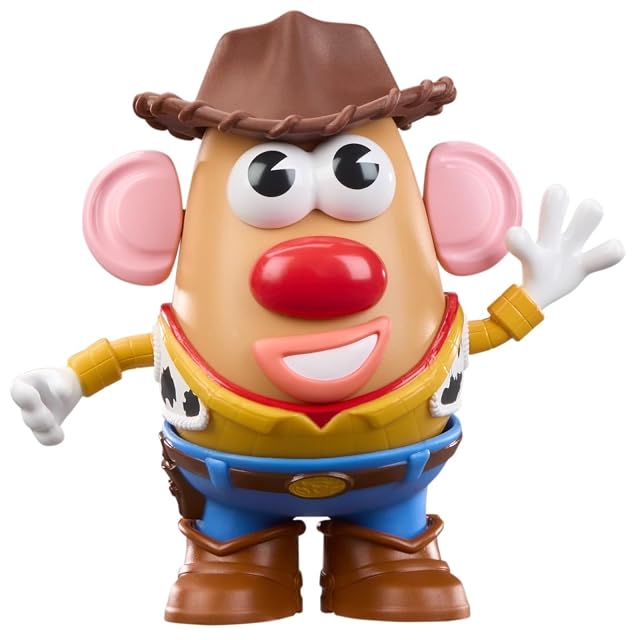 Potato Head Toy Story, Woody Cara de Papa, Set con un Cuerpo de Patata y 12 Accesorios