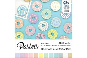 PA Paper Accents Cardstock Pack: Pastel Assortment for Art and Crafts