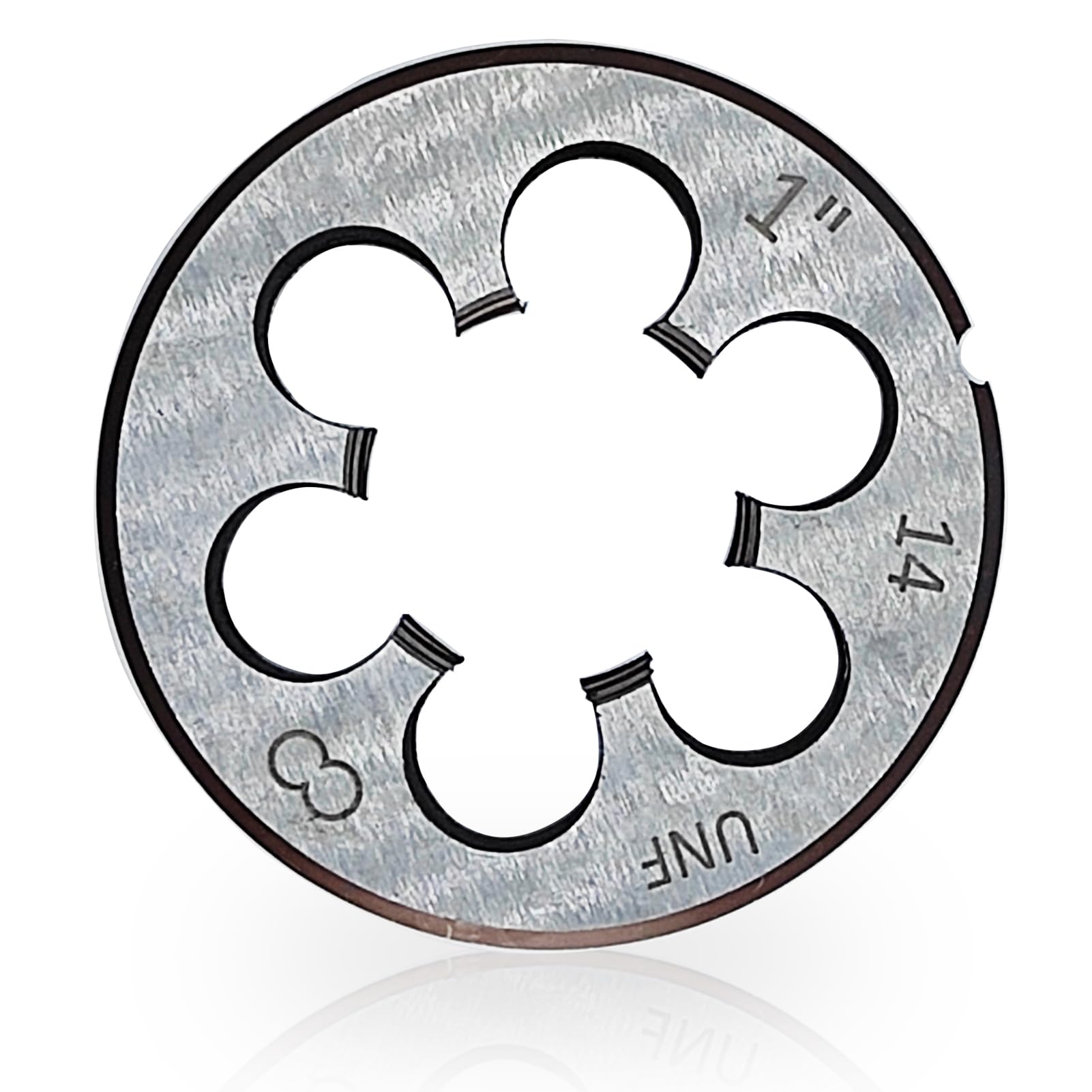 Lzcdelyxiao 1"-14 Die UNF 1"-14 TPI Right Hand Nominal Diameter 1" Thread Per Inch 14 Fin Thread Tolerance Grade 2B Right Hand Thread High Speed Steel