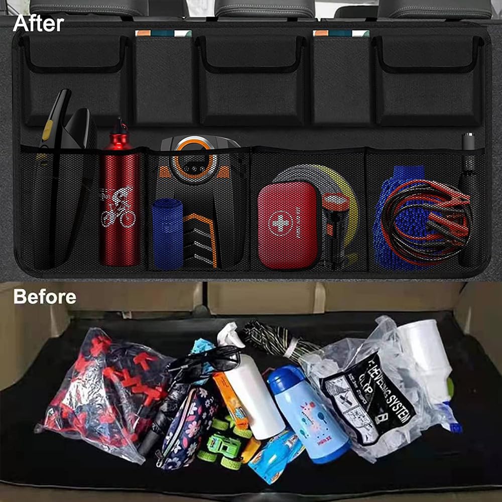 Voor Toyota Yaris Cross XP210 2023 2022 2021 2020 Autokofferbak Bagagenet Organizer Opbergruimte achter Elastische bagage Interieur Accessoires