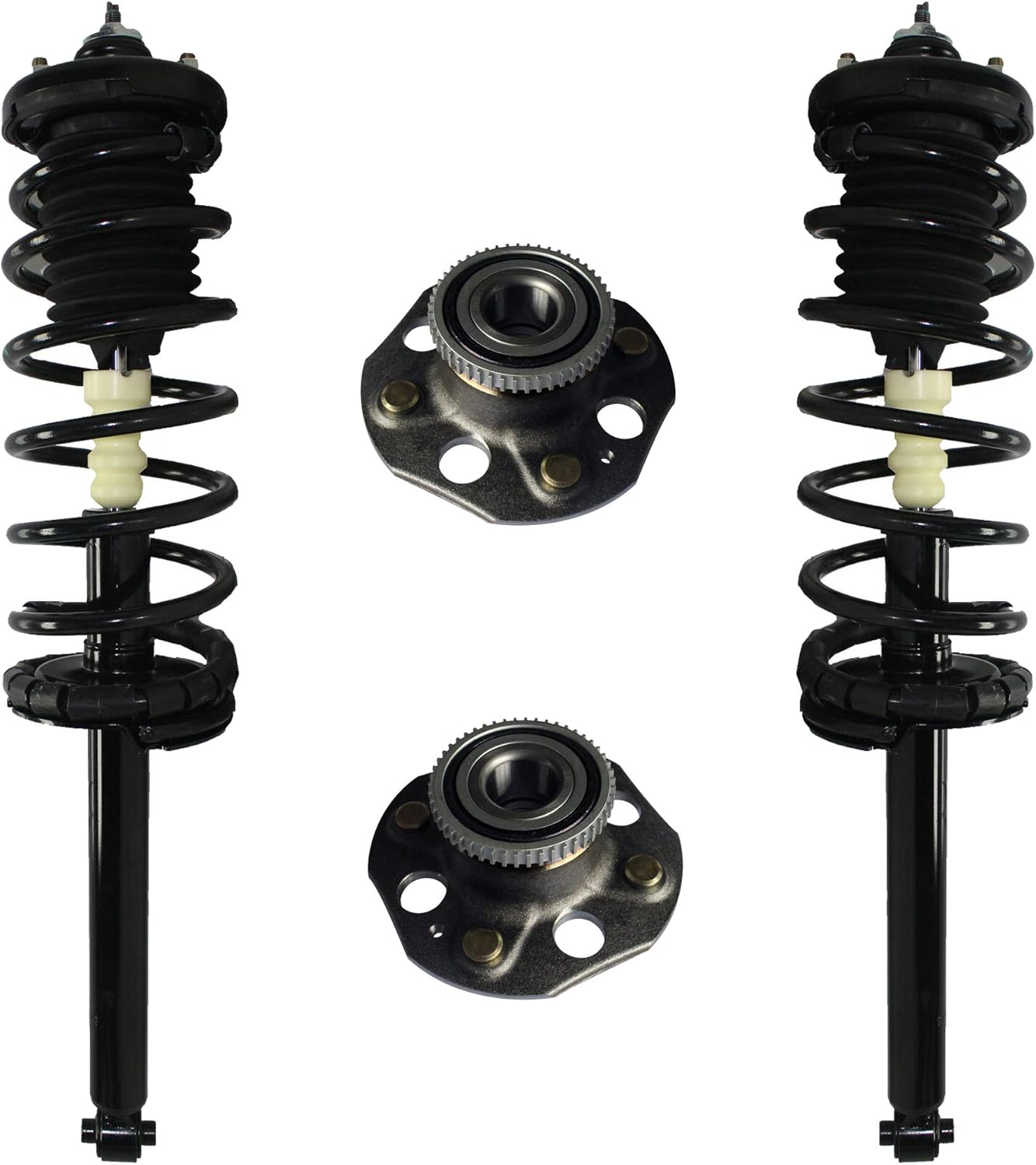 Detroit Axle 4PC Rear Quick Ready Struts Coil Springs and