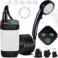Kit de seau pliant de douche extérieure Portable, douche de Camping 12V
