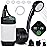 Portable Shower for Camping, [Long-Lasting] Spopal 6000mAh Rechargeable Camping Shower with Intelligent LED Display, 4 Spray Modes, IPX7 Waterproof Outdoor Camp Pump for Hiking, Travel, Car, Pet White