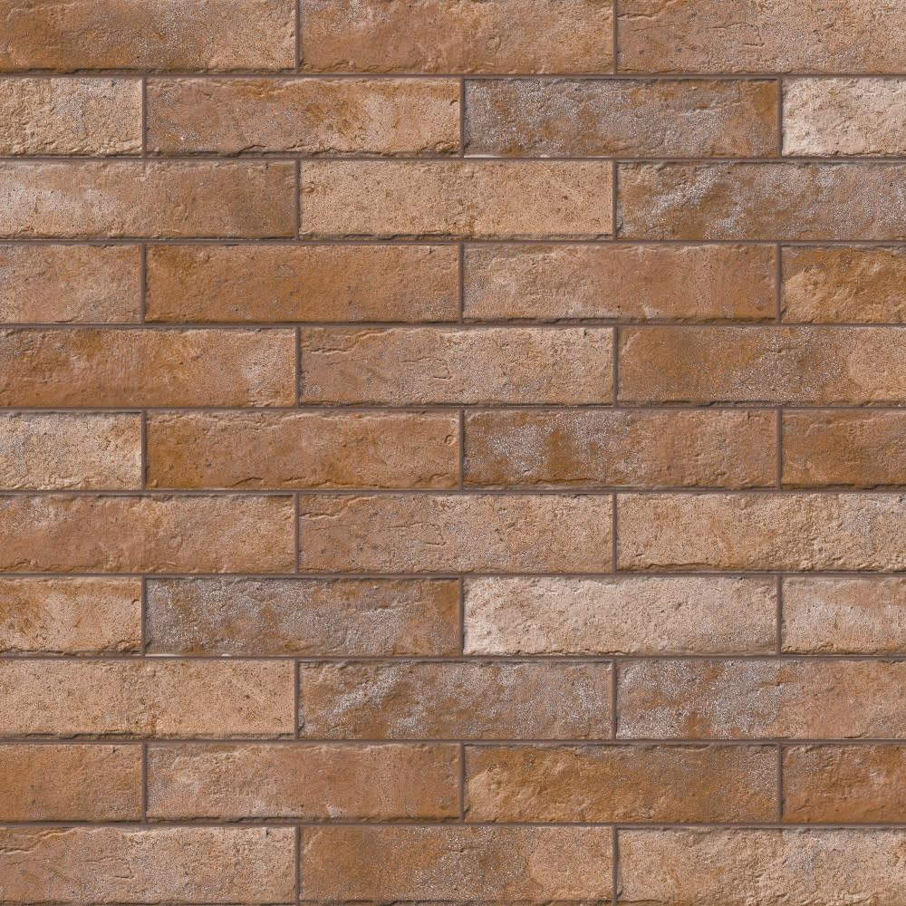Merola TileBrooklin Brick Cotto 2-3/8" x 9-3/4" Porcelain Floor and Wall Tile