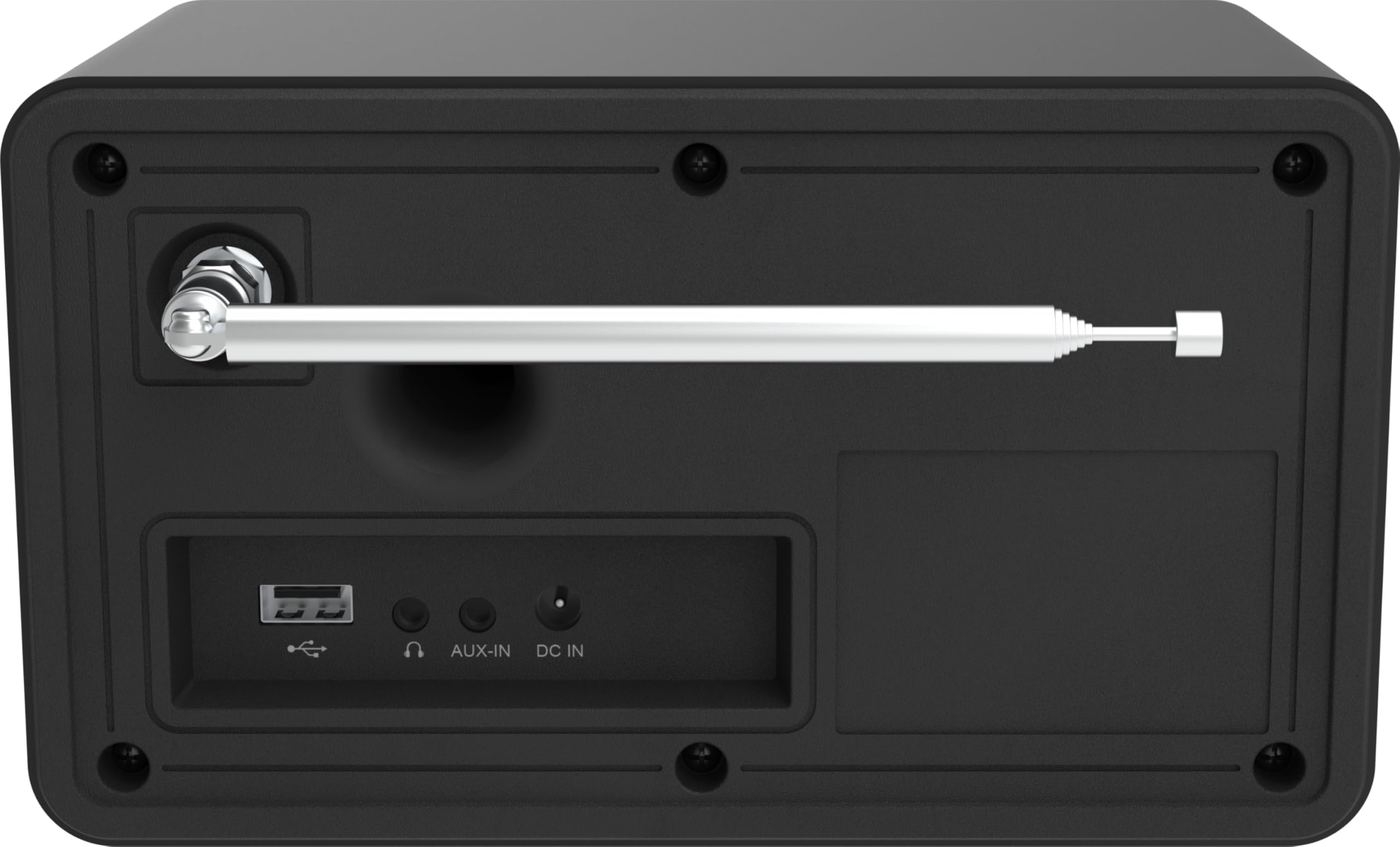 TELESTAR Top 200 – Radio Dab Plus -Internet (Mono, 10 W, Bluetooth Audio-Streaming & Fonction émetteur, Enregistrement USB, système d’Alerte d’Urgence, contrôle Via Application) – Noir
