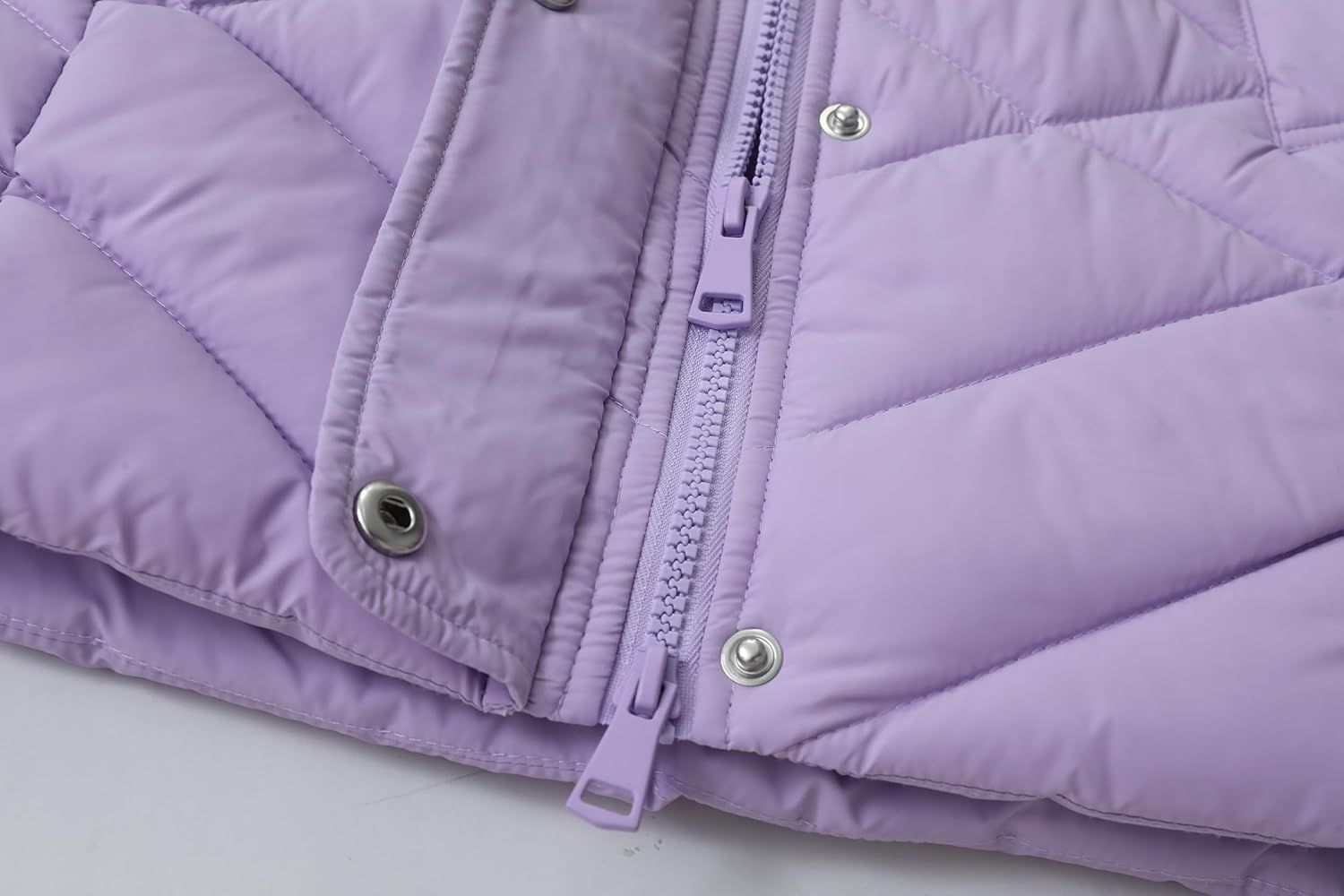 Girls Winter Long Down Coat with Fur Hood,Warm Quilted Jacket for Kids Cold Weather Outdoor Protection - Image 7