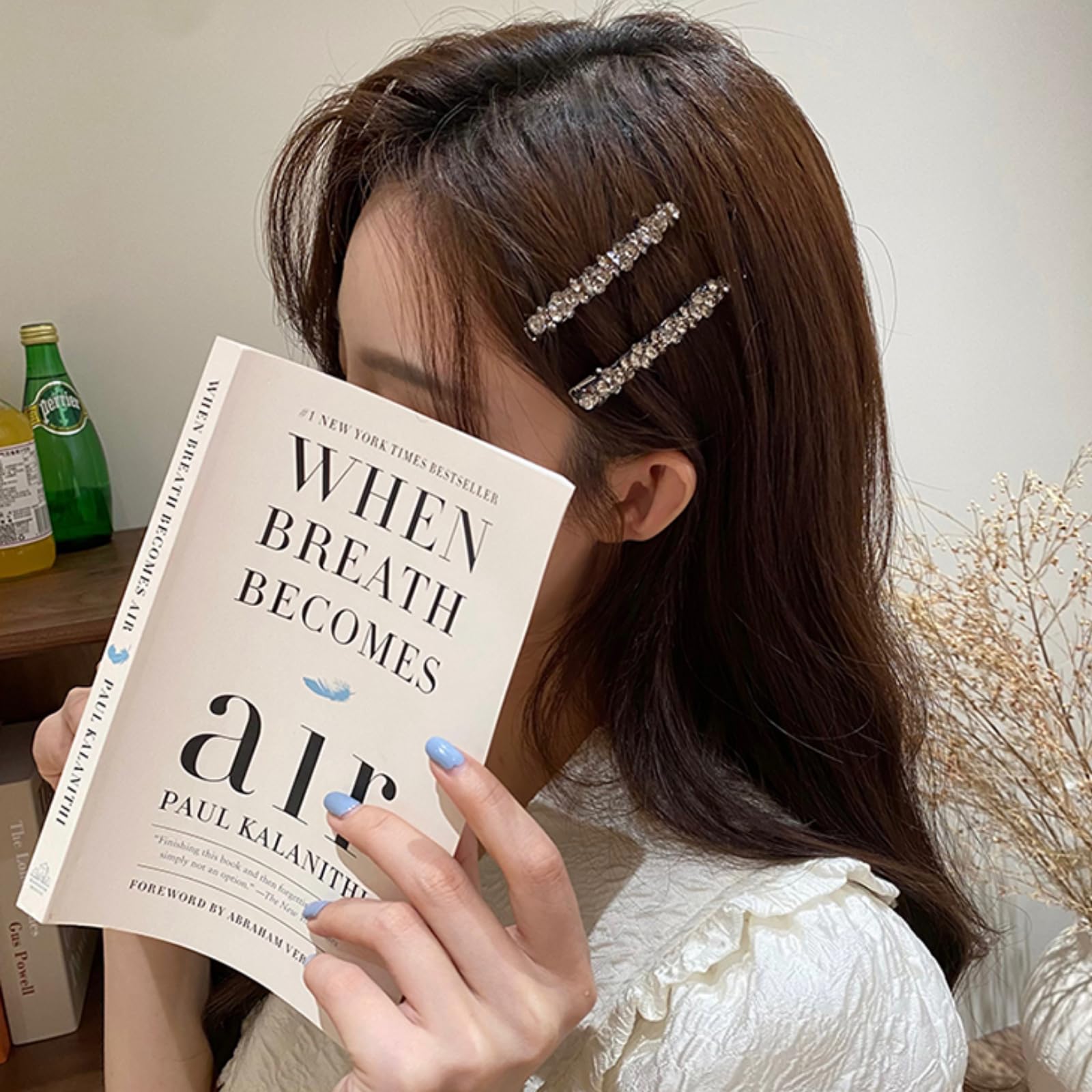 Amazon.co.jp: EZ PEACH ヘアピン おしゃれ 前髪クリップ 跡がつかない 