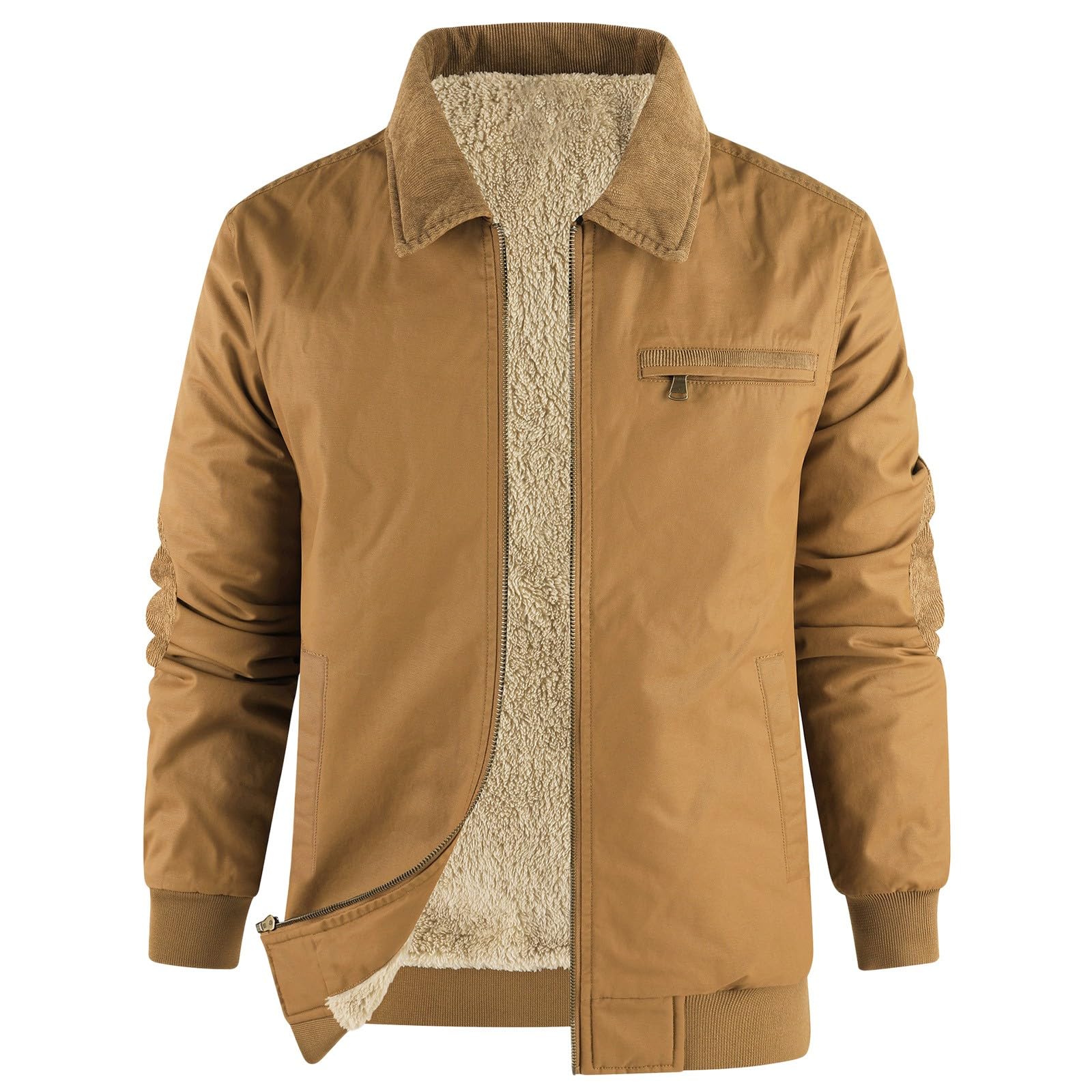 Giacca Mezza Stagione Militare Da Uomo A Collo Alto Bomber Bomber Varie tasche Giacca Militare Economico
