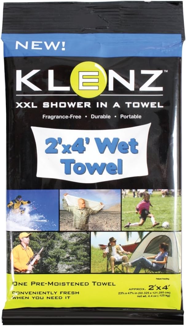 Klenz XXL Shower in a Towel 2'X4'