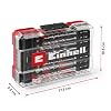 Original Einhell M-CASE 39-Part Shockproof End Set (Including 25mm Bits, Metal Drill Bits, Multi-Purpose Drill Bits, 60mm End Holder, Socket Wrench, Countersunk Tip, Storage Box) - 49108763