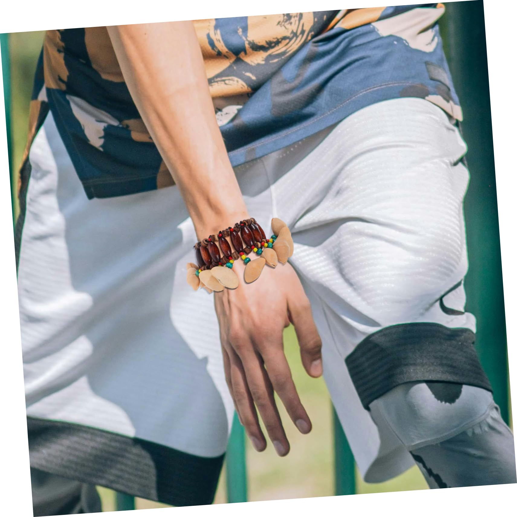 SHERCHPRY 4 pezzi Bracciale Sonagli Strumento Percussione Leggero Design e Indossare per