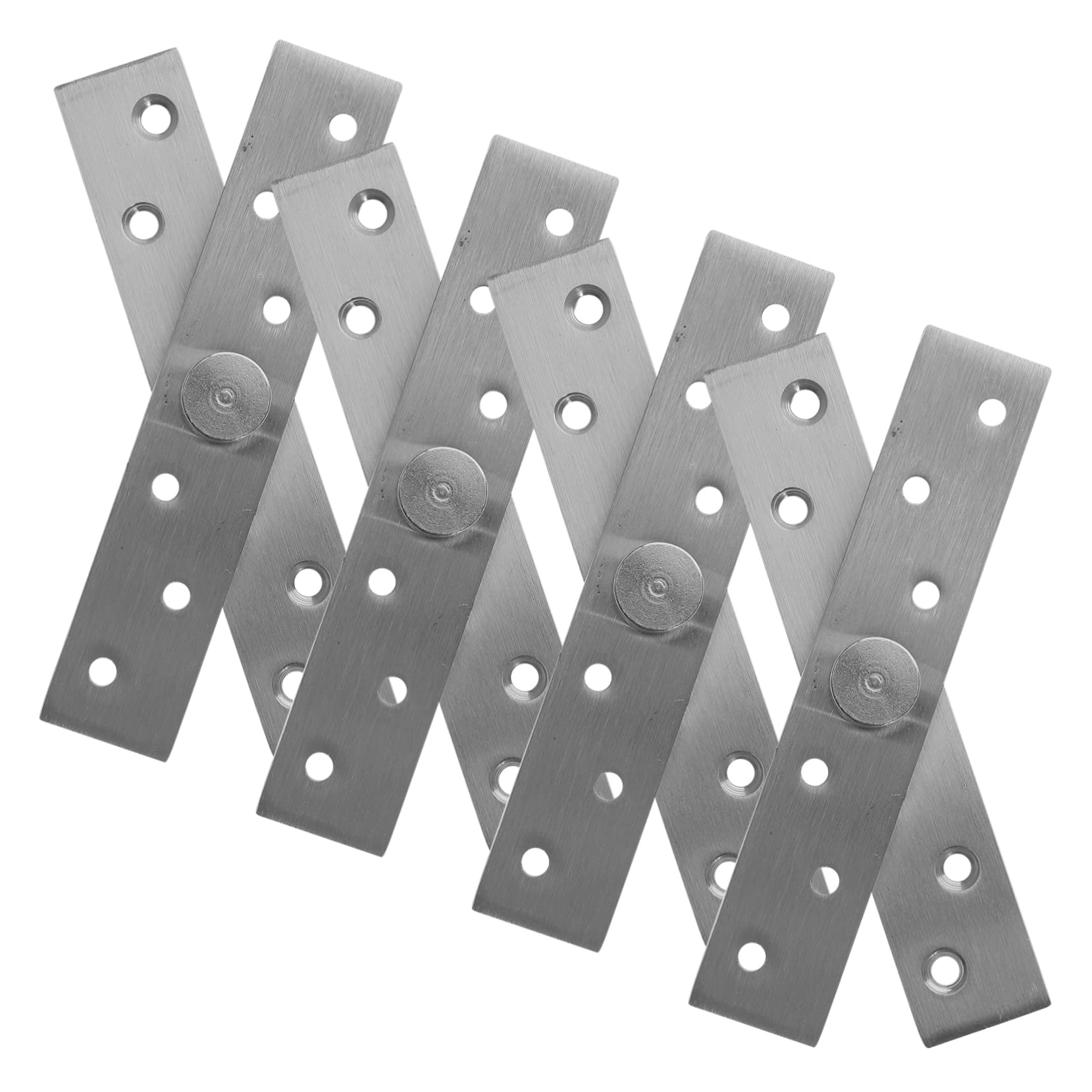 4pcs 360 Degree Rotating Shaft Door Hinge Central Rotatable Pivot Hinges for Cabinet Doors Heavy Duty Hidden Axis
