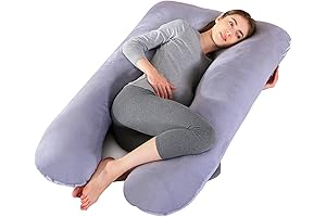 51" U-Shaped Velvet Pillow