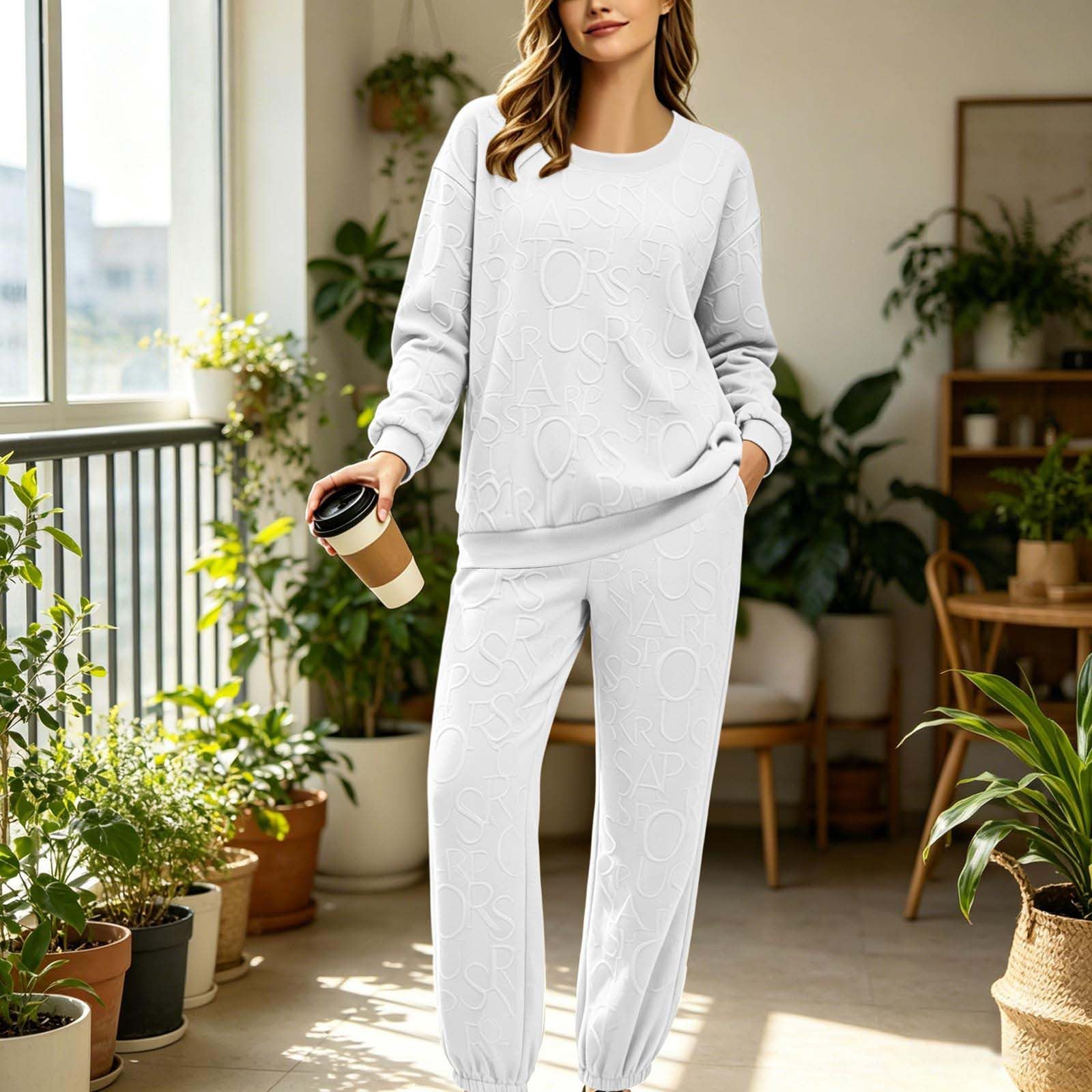 Conjunto Deportivo Mujer,Chandal Mujer Manga Larga con Pantalones Jogger