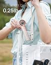 Gaiatop Powerful Hand Fan, 4000mAh USB Rechargeable Fan Portable Personal Fan Handheld Fan, 100 Speeds Cooling Fan LED Display for Summer Indoor Outdoor Women Man (Pink) gallery image