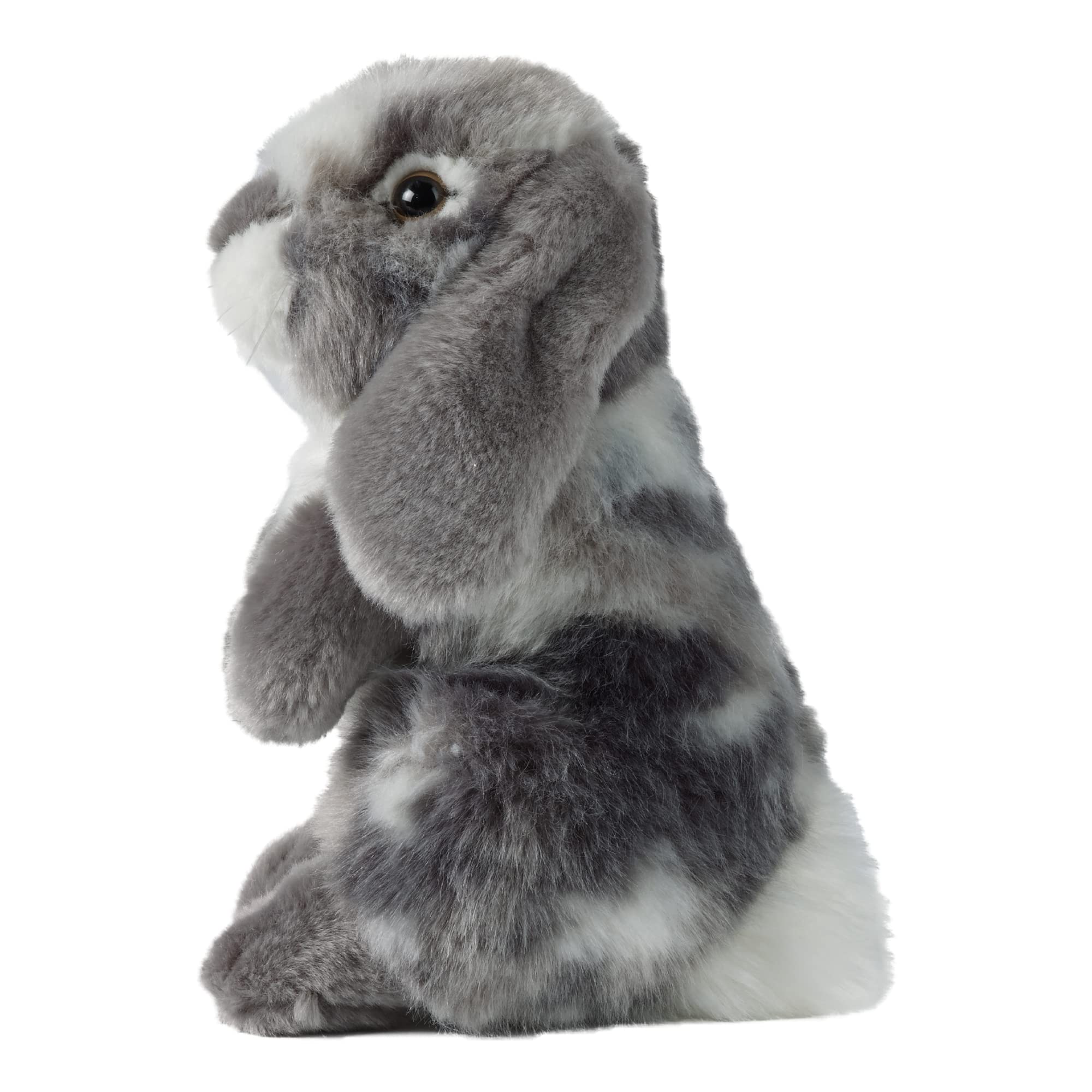 plush grey bunny