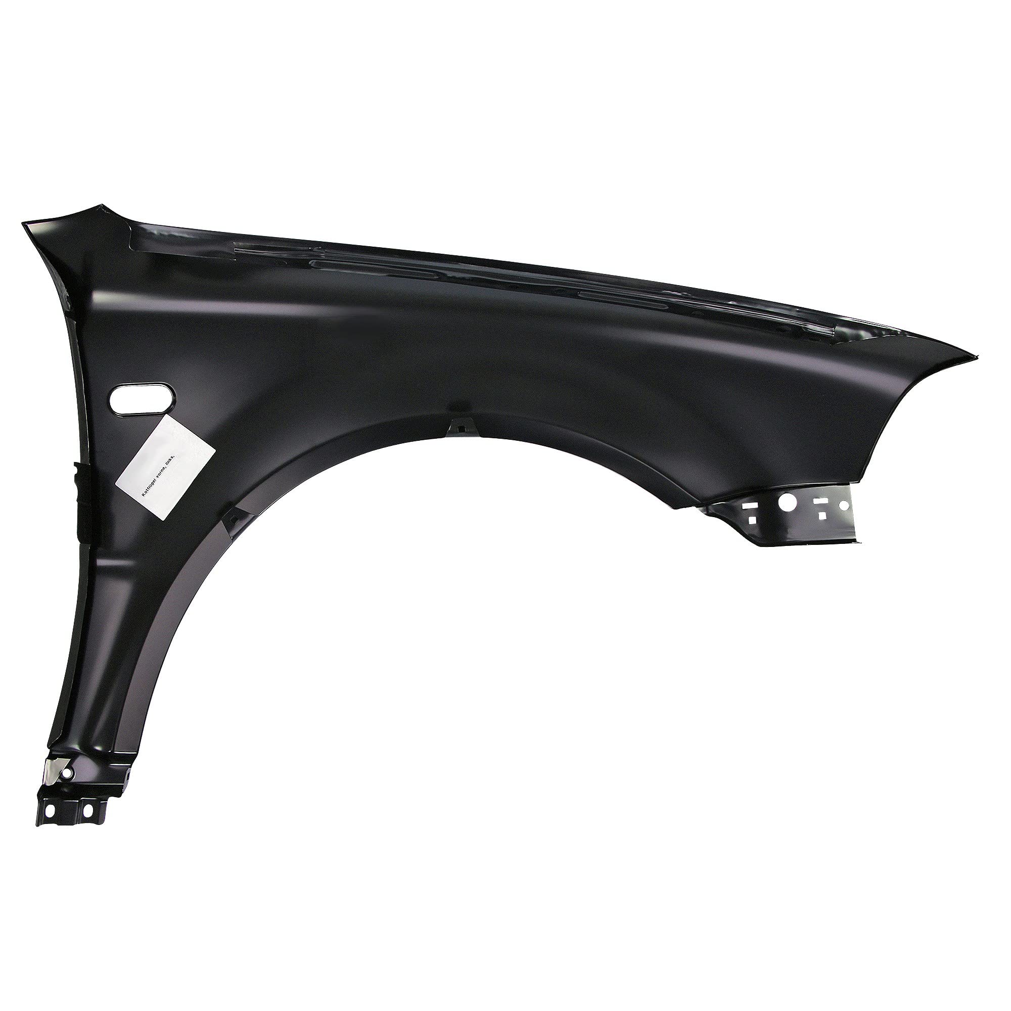 BESTPRICE 1x aile avant gauche avec trou pour clignotant, 1x aile avant droite avec trou pour clignotant Compatible avec VW PASSAT B5.5 (3B3),PASSAT B5.5 Variant (3B6)