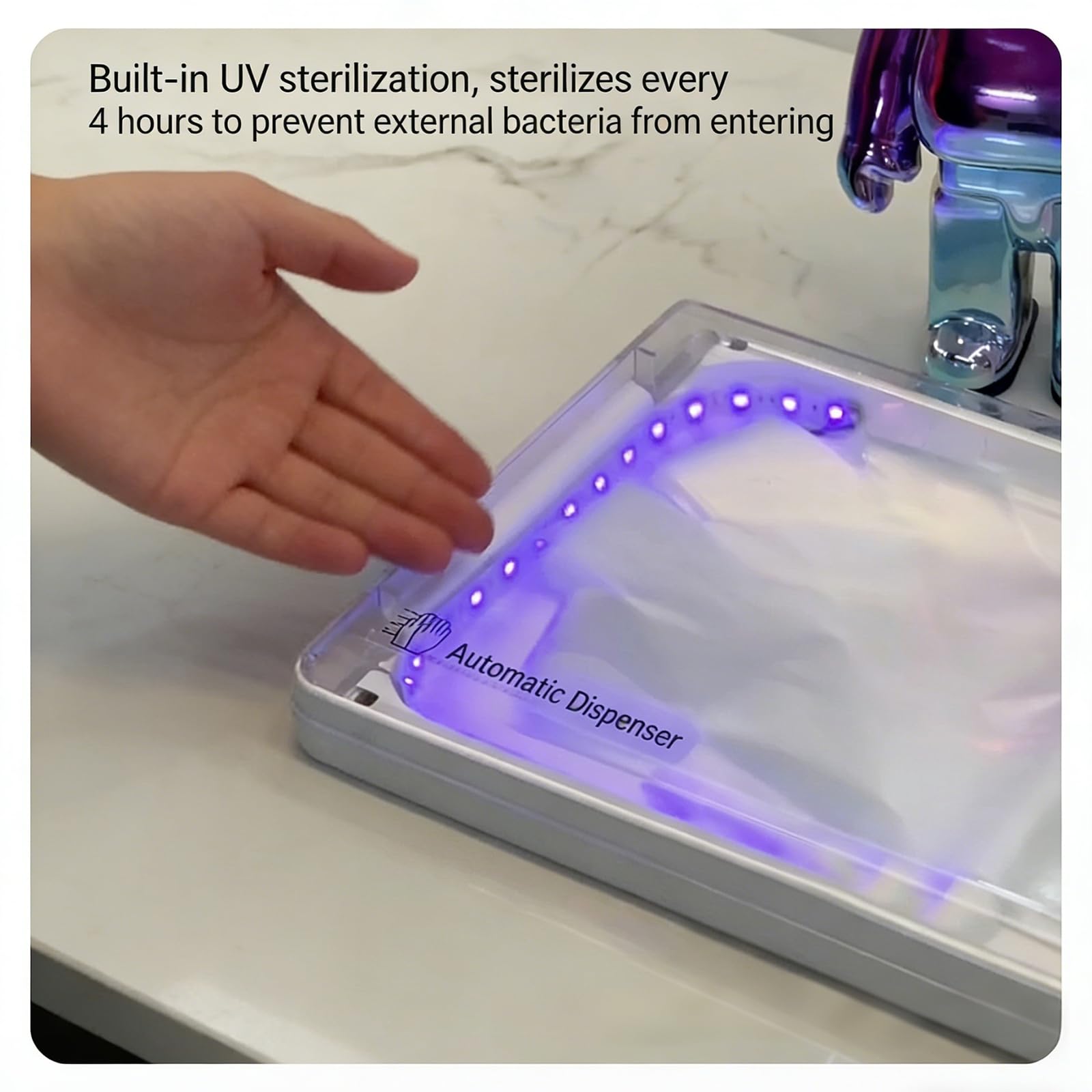 Erogatore intelligente del guanto di Touchless per la manipolazione pulita dell'alimento ed erogatore ricaricabile del guanto