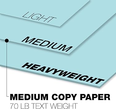 Springhill 11 x 17 Blue Copy Paper, 28lb Bond/70lb Text, 104gsm, 500 Sheets (1 Ream) Colored Printer Paper with Smooth Finish Versatile and Flexible Computer Paper 024156R