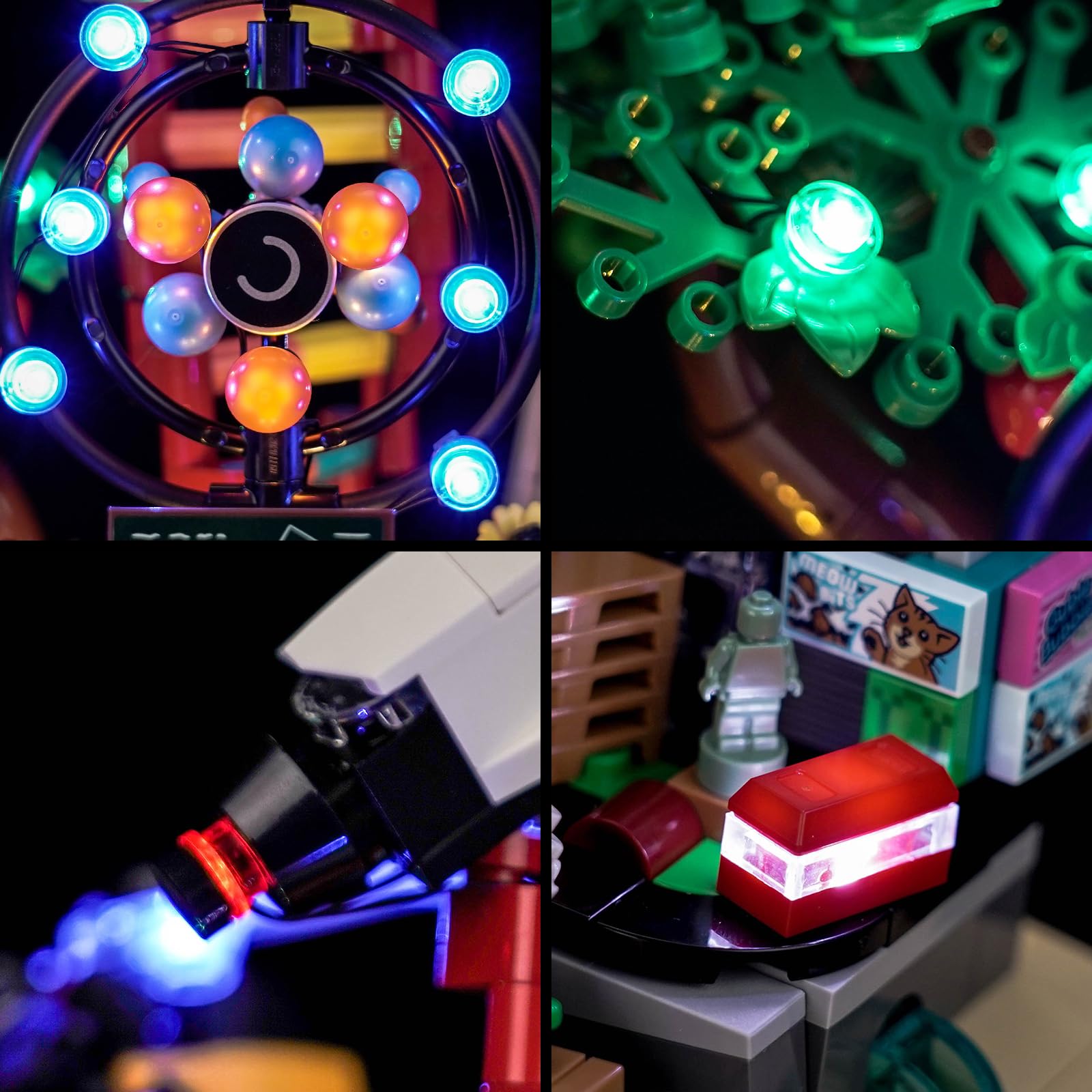 Zestaw świateł LED kompatybilny z Lego The Evolution of STEM 21355 (nie jest to model), zestaw oświetlenia dekoracyjnego kompatybilny z Lego 21355 The Evolution of STEM kreatywna zabawka