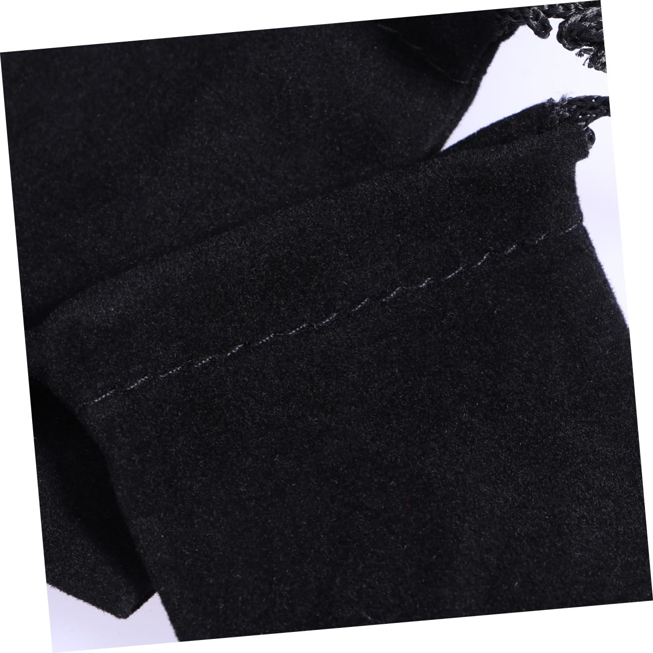 minkissy 10stücke Schmuckbeutel Set Schwarz Für Uhren Ketten Armbänder Und Kleine Gegenstände Praktische Zugbandverschlüsse Für Einfachen Transport