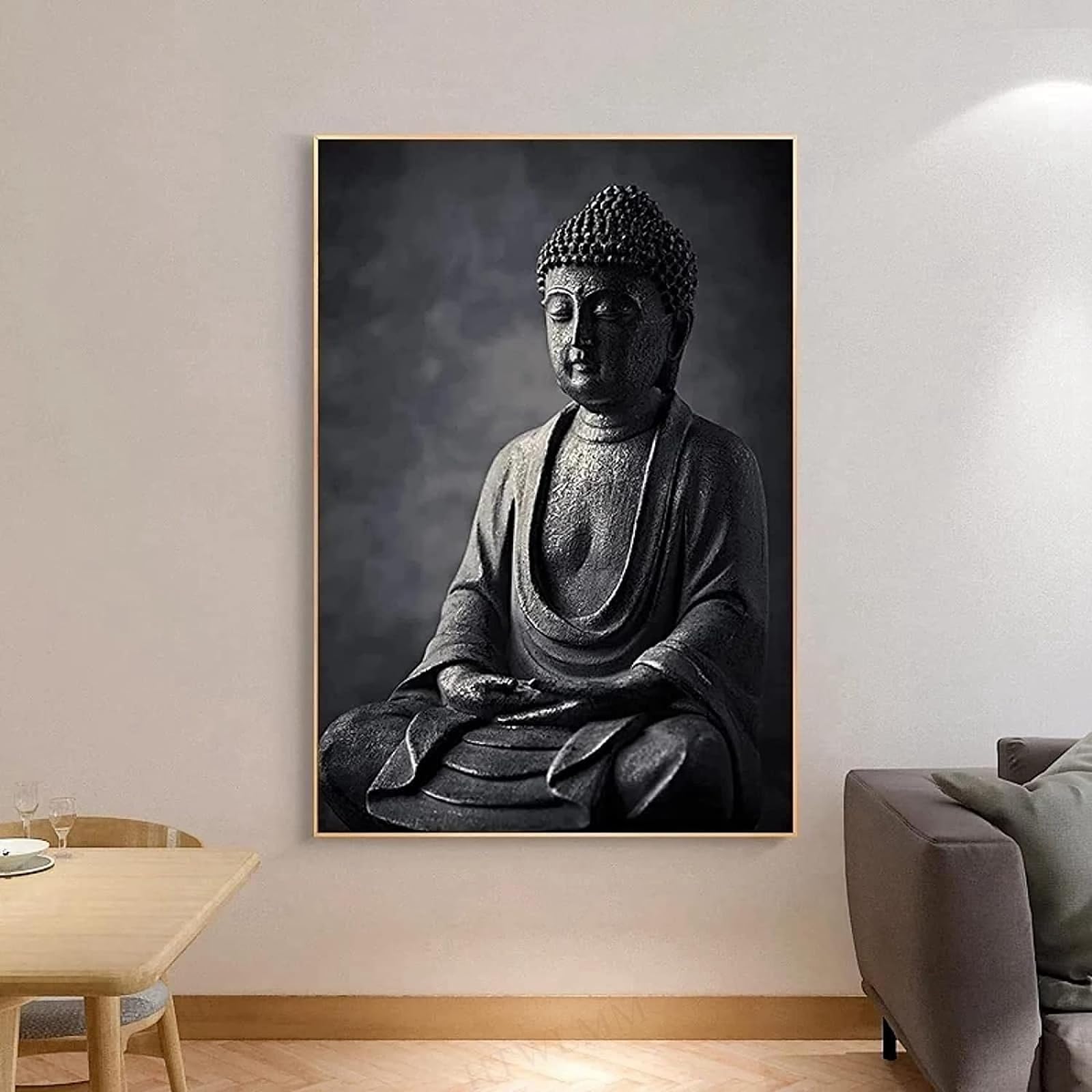 Tableau Bouddha decoration murale salon et chambre pour ambiance zen