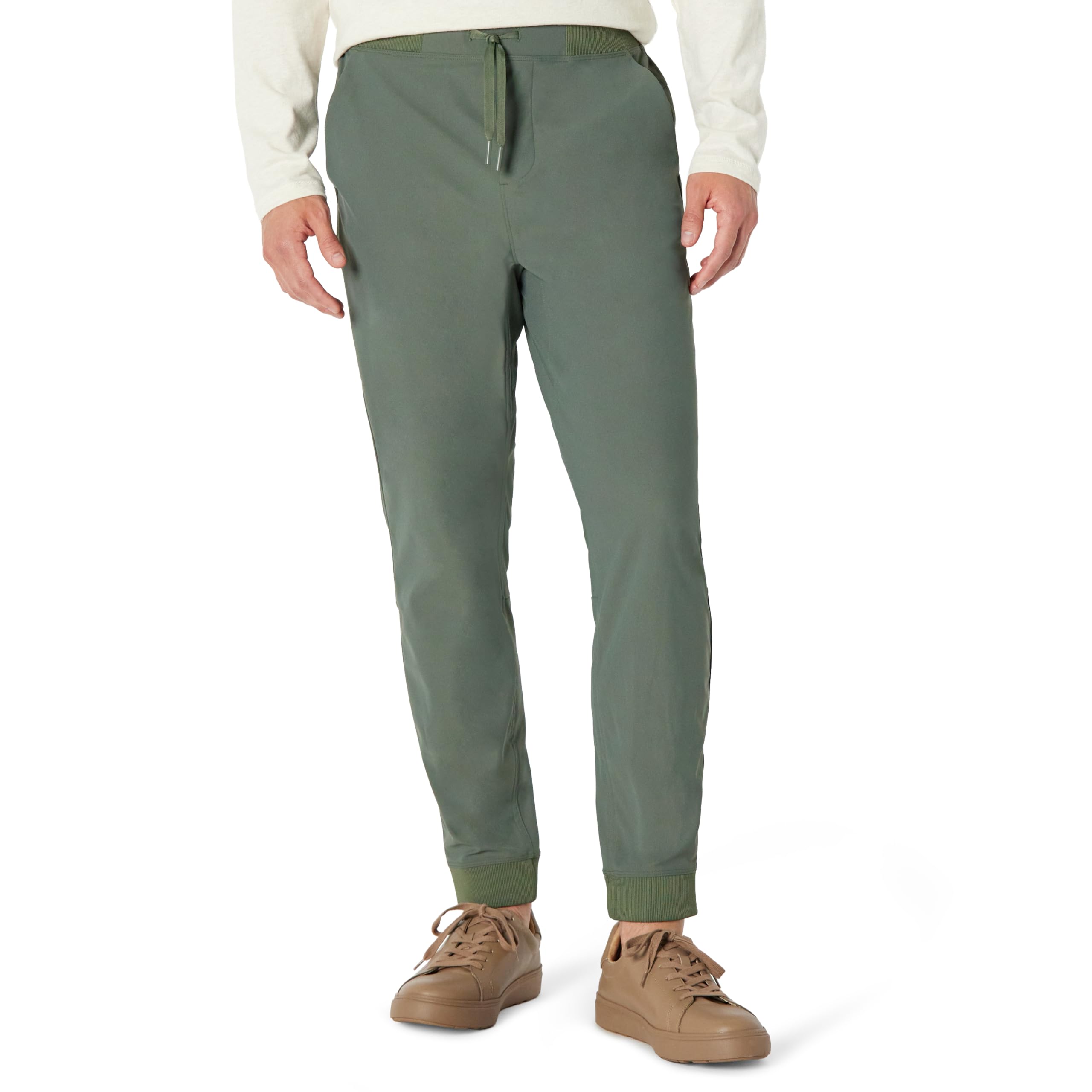 Amazon Essentials Men's Travel Stretch Jogger Pant, Dark Green, XX-Large